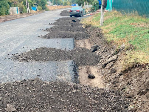Асфальтирование дороги